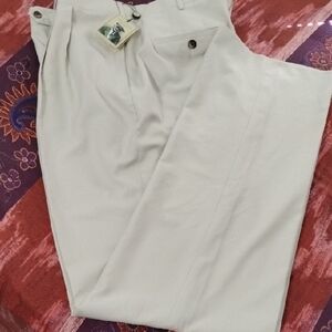 Men's Classic Cream Pants Donald Ross 38 Waist